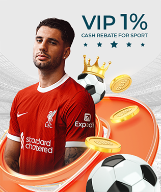 Sports Betting VIP 1% Cash Rebate